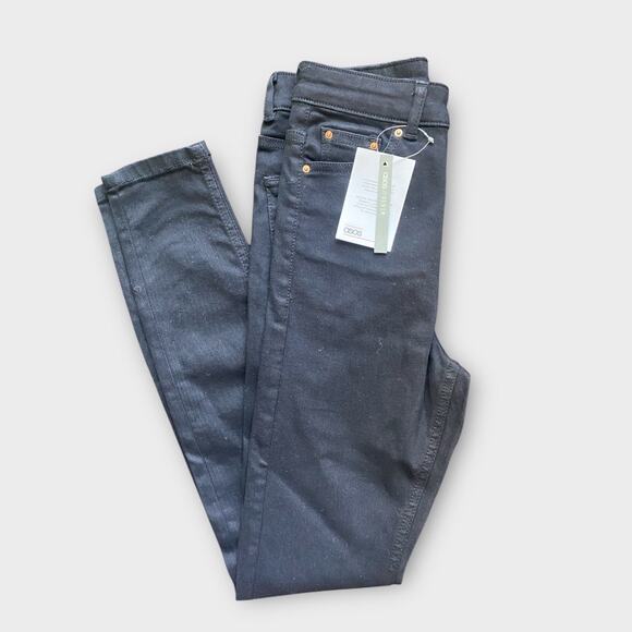ASOS Ridley High Rise Skinny Jean Black 25 NWT - Picture 1 of 5